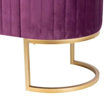 aparador velvet-marmol morado-dorado 120x48x85 cm