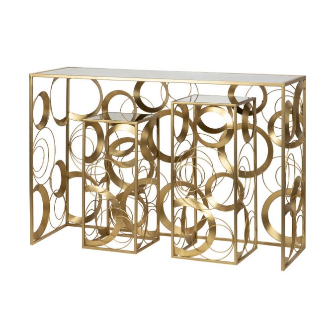 consola+2 plant. 120x40x78-30x30x71-27x27x61 cm