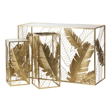 consola+2 plant. 120x40x80-30x30x71-27x27x61 cm