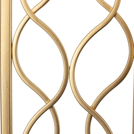 espejo metal rectangular dorado 70x2,5x100 cm