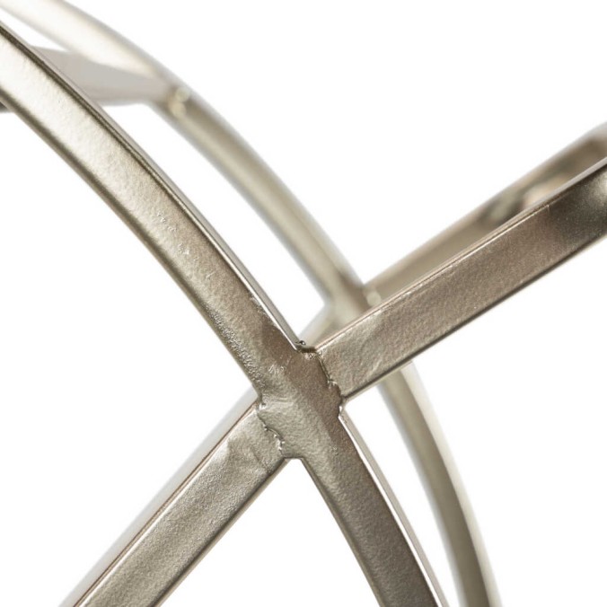 camarera metal champagne 75x40x85 cm