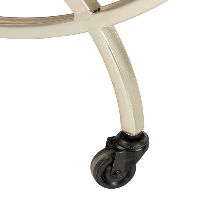 camarera metal champagne 75x40x85 cm