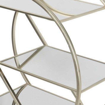 camarera metal champagne 75x40x85 cm 2