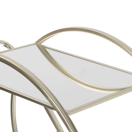 camarera metal champagne 75x40x85 cm