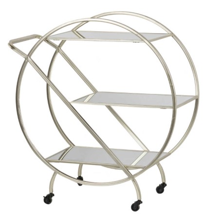 camarera metal champagne 75x40x85 cm