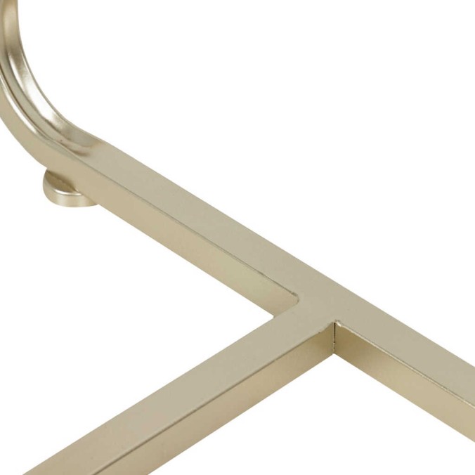 consola metal marmol champagne 120x28x80 cm