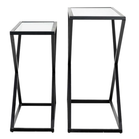 set 2 consolas cristal 120x40x85/102x32x74 cm