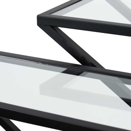 set 2 consolas cristal 120x40x85/102x32x74 cm