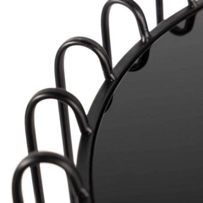 set 2 mesas metal-cristal 50x50x70-35x35x55 cm