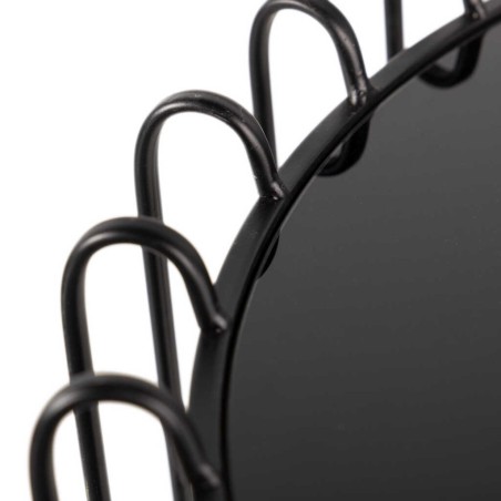 set 2 mesas metal-cristal 50x50x70-35x35x55 cm