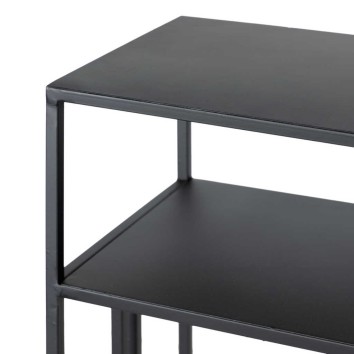 consola metal negro 100x30x90 cm 2