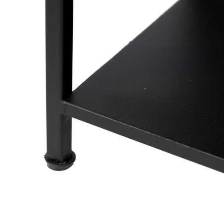 estanteria metal negro 80x26x170 cm