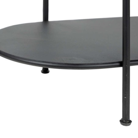 consola metal negro 100x35x80 cm 