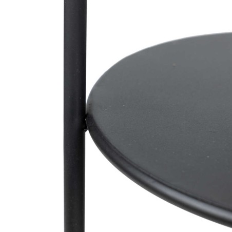 consola metal negro 100x35x80 cm 