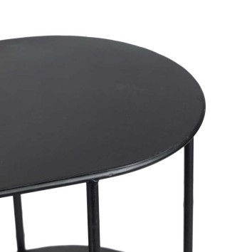 consola metal negro 100x35x80 cm  2