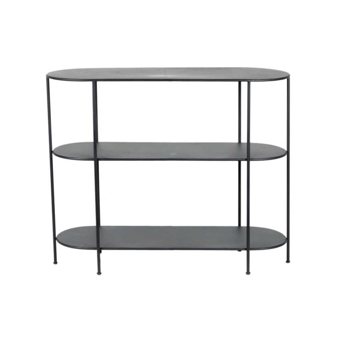 consola metal negro 100x35x80 cm  consola metal negro 100x35x80 cm