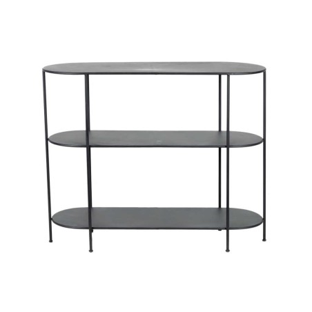 consola metal negro 100x35x80 cm 