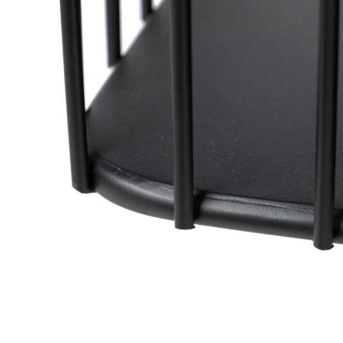 consola metal negro 100x35x80 cm