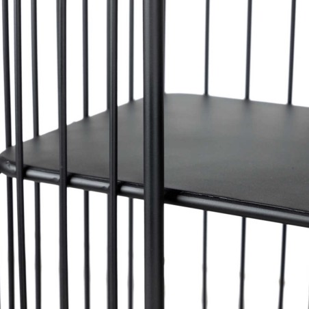 consola metal negro 100x35x80 cm