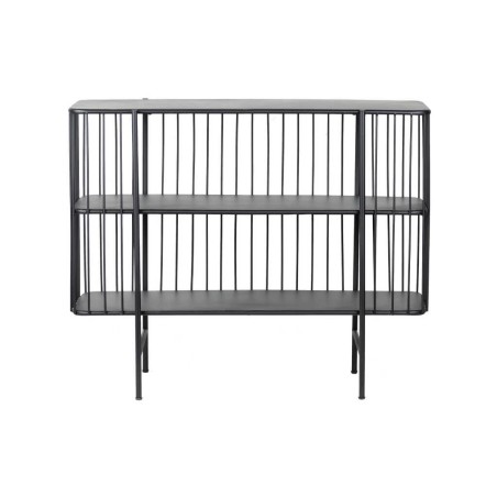consola metal negro 100x35x80 cm