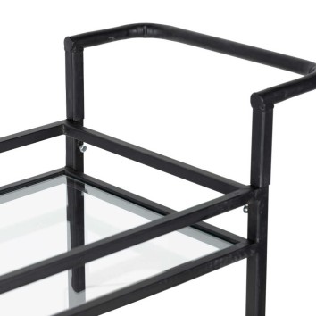 camarera metal-cristal negro-trans. 86x30x96 cm 2