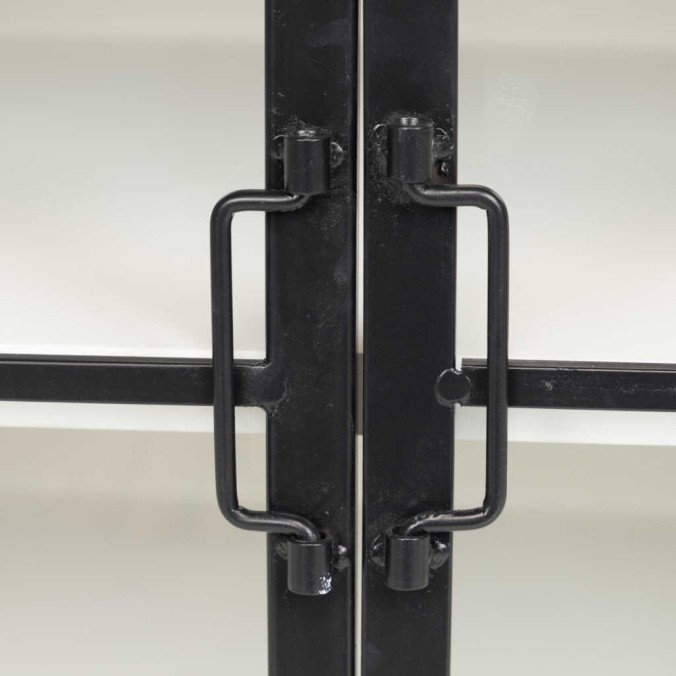 aparador madera / metal 150x45x50 cm