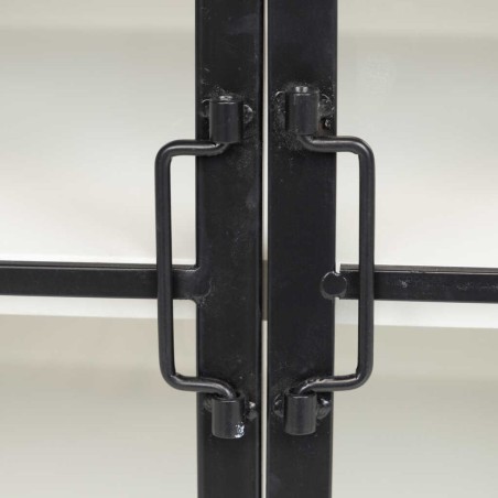 aparador madera / metal 150x45x50 cm