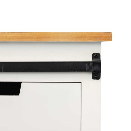 aparador madera / metal 150x45x80 cm