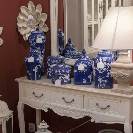 consola blanca con tapa madera natural 110x30x80cm