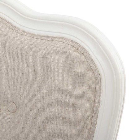 cabecero blanco beige (cama 80 cm) 90x6x122 cm 