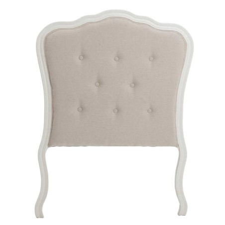 cabecero blanco beige (cama 80 cm) 90x6x122 cm 