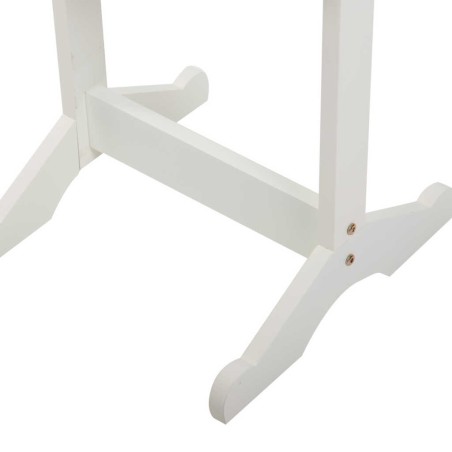 espejo joyero madera blanco 38x38x140 cm