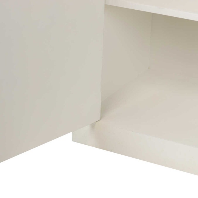 aparador alto madera / metal 100x40x194 cm