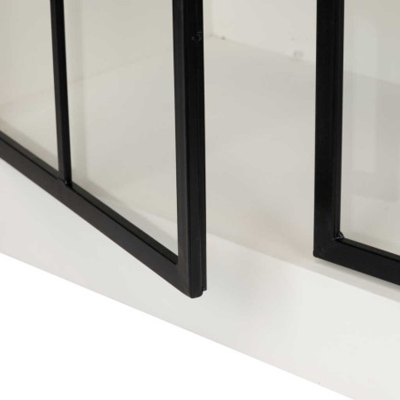 librero madera / metal 100x40x194 cm