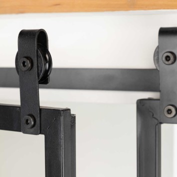 librero madera / metal 100x40x194 cm 2