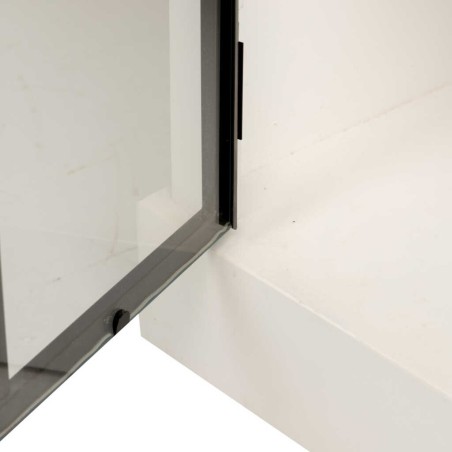 librero madera / metal 100x40x194 cm