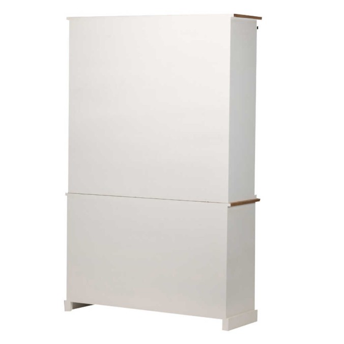 aparador alto madera / metal 123x40x192 cm