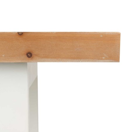 banco  madera / metal 120x40x45 cm