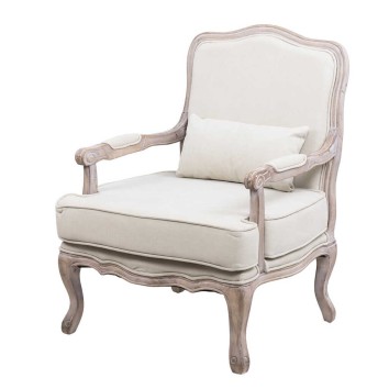 butaca lino beige 64x72x92 cm