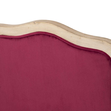 butaca velvet-madera granate 64x72x92 cm