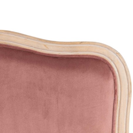 butaca velvet-madera melocoton 64x72x92 cm