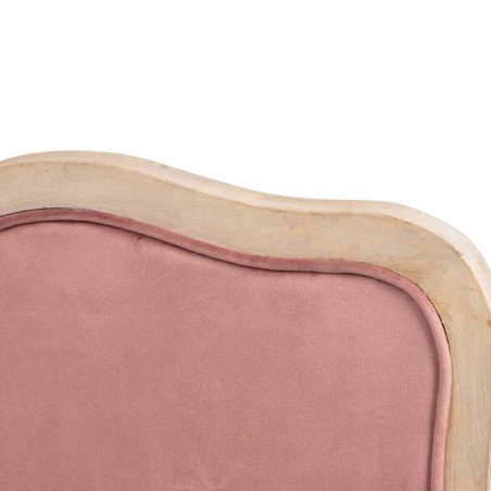 butaca velvet-madera melocoton 64x72x92 cm