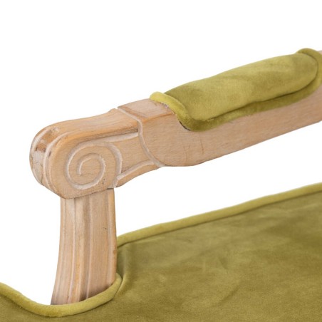 butaca velvet-madera verde oliva 64x72x92 cm