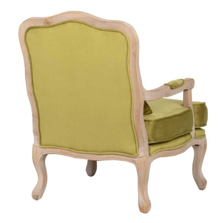 butaca velvet-madera verde oliva 64x72x92 cm