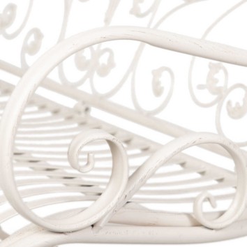 banco forja blanca antique 110x66x95 cm 2