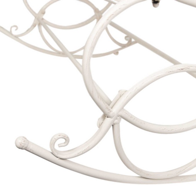 banco forja blanca antique 110x66x95 cm banco forja blanca antique 110x66x95 cm