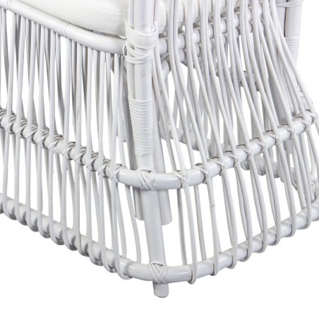 silla con cojin lino-ratan 52x60x93 cm