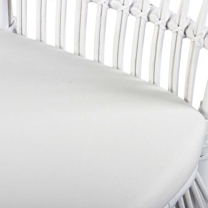 silla con cojin lino-ratan 52x60x93 cm