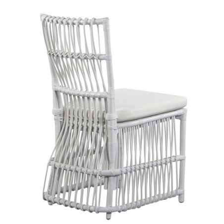 silla con cojin lino-ratan 52x60x93 cm