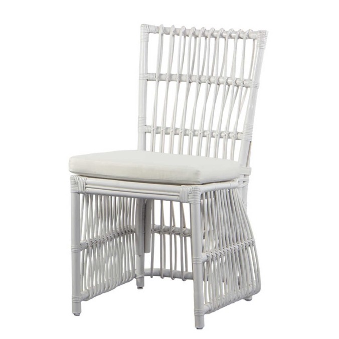 silla con cojin lino-ratan 52x60x93 cm